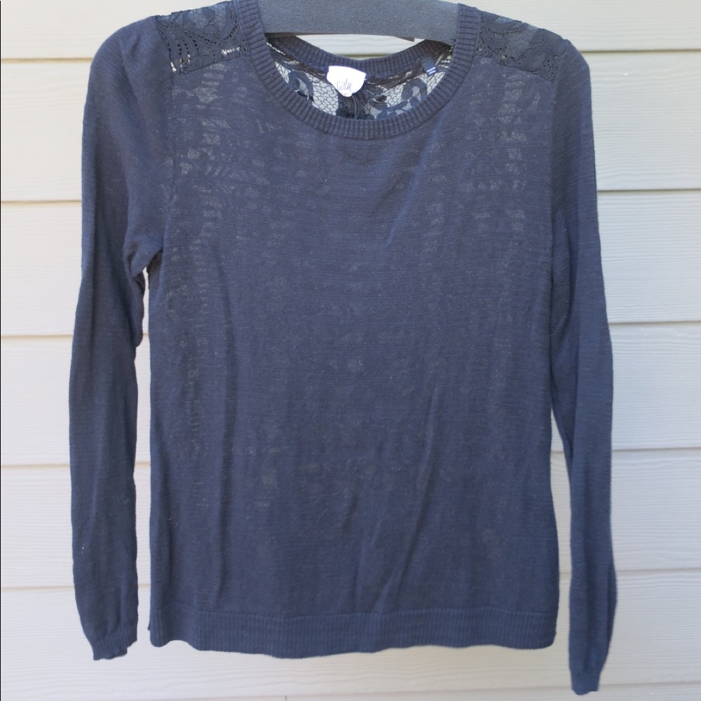 Cabi Open Back Sweater